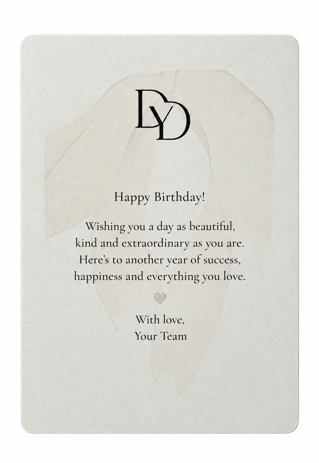 Personalized Gift Card