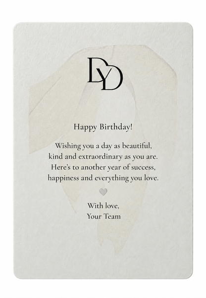 Personalized Gift Card